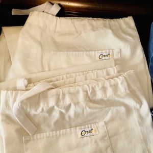 2 pairs of  scrub pants